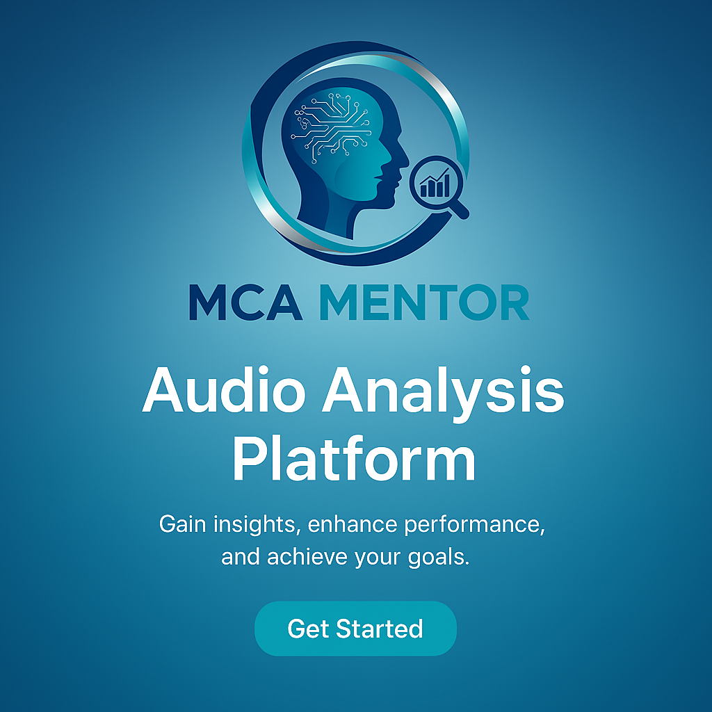 MCA Mentor Dashboard Preview